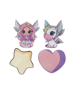 Deco Mesa Confeti Pequeña Hada 5 X 6 Y 6 X 5cm Madera ***OFERTA DTO NO ACUMULABLE