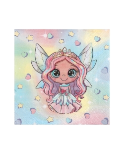 Servilletas Pequeña Hada 33 X 33cm Papel 3 Capas ***OFERTA DTO NO ACUMULABLE