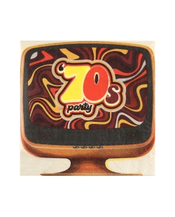 Servilletas Años 70 33X33cm Papel 3 Capas ***OFERTA DTO NO ACUMULABLE