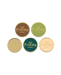 Deco Mesa Confeti Happy Bday Jungla 5cm Madera ***OFERTA DTO NO ACUMULABLE