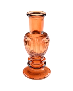 Jarron Retro Terracota 5.5X12cm Vidrio ***OFERTA DTO NO ACUMULABLE