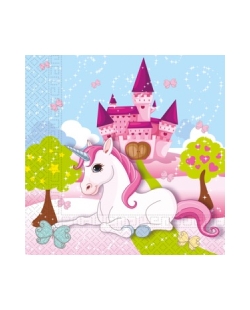 Servilletas 33 x 33cm Unicornio