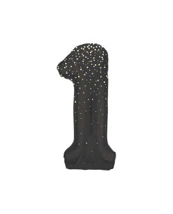 Forma Numero Glitz 1 Negro Prism. 86cm