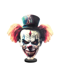 Centro Mesa Payaso Asesino 19X7X20cm X Madera ***OFERTA DTO NO ACUMULABLE