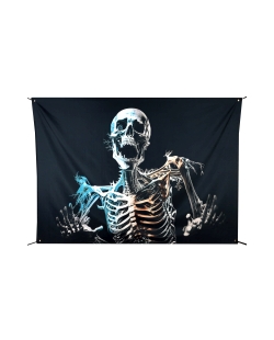 Telon Fondo Embrujado 210X150cm Poliester,Saten, Metal Y Cinta 4m ***OFERTA DTO NO ACUMULABLE