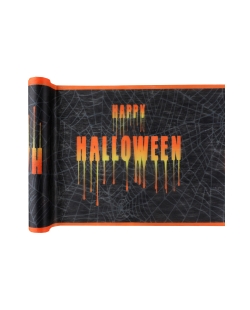 Camino Mesa Fantasma Halloween 30cm X 5m Tejido No Tejido Poliester ***OFERTA DTO NO ACUMULABLE