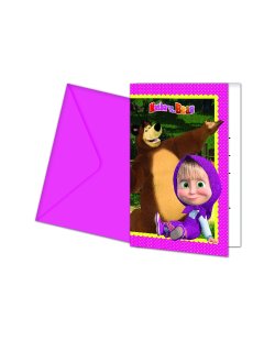 INVITACIONES MASHA Y EL OSO ***OFERTA DTO NO ACUMULABLE  