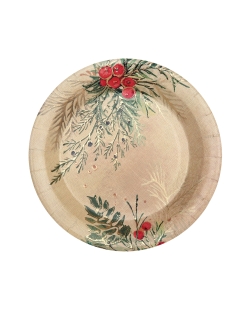 Platos Ramas 22.5cm Carton ***OFERTA DTO NO ACUMULABLE