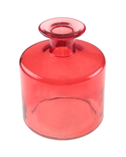 Jarron Moda Rojo 9X11cm Vidrio ***OFERTA DTO NO ACUMULABLE