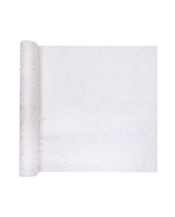 Camino Mesa Rayas Oro Blanco 36cm X2.5M Algodon ***OFERTA DTO NO ACUMULABLE