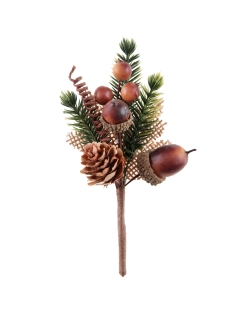 Deco Rama Otoño L 6X17cm Madera Y Plast. ***OFERTA DTO NO ACUMULABLE
