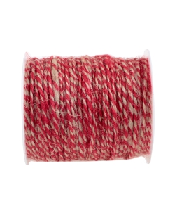 Cordon Rojo-Blanca 2Mm Yute ***OFERTA DTO NO ACUMULABLE