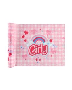 Camino Mesa Girly 30cm x 5m Tejido Poliester No Tejido. ***OFERTA DTO NO ACUMULABLE