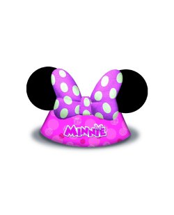 Gorros Cono Forma Minnie Rosa