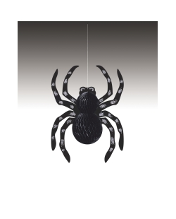 Deco Colgante Araña Brillante 35,5cm