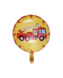 Globo Foil 45cm Bomberos Helio 0.015m3 Al ***OFERTA DTO NO ACUMULABLE