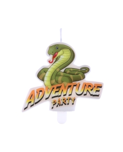 Vela Adventure 6.5 X 7.5cm Parafina Y Plastico ***OFERTA DTO NO ACUMULABLE