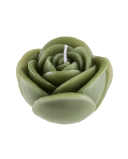 Vela Rosa Oliva 12 X 7cm Parafina ***OFERTA DTO NO ACUMULABLE