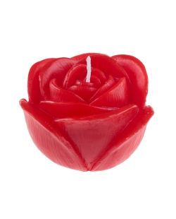 Vela Rosa Roja 12 X 7cm Parafina ***OFERTA DTO NO ACUMULABLE