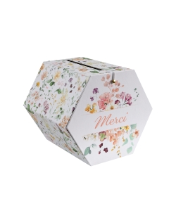 Hucha Floral 23X20X20cm Carton