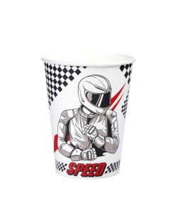 Vasos Formula 1, 7.8 X 9.7cm 27cl. carton ***OFERTA DTO NO ACUMULABLE