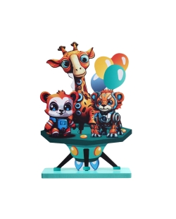 Centro Mesa Patrulleros 16.5 X 4 X 24cm madera ***OFERTA DTO NO ACUMULABLE