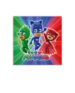 Servilletas 33X33 Pj Masks Fsc ***OFERTA DTO NO ACUMULABLE