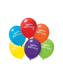 Globos Latex Happy Birthday