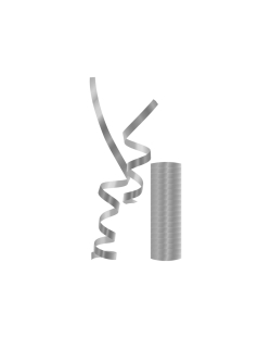 Serpentina Metalica Plata