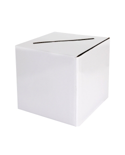 Hucha Blanca 20 X 20 X 20cm Carton ***OFERTA DTO NO ACUMULABLE
