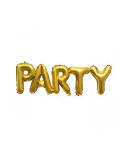 Globos Auto-Inflable Party Oro ***OFERTA DTO NO ACUMULABLE