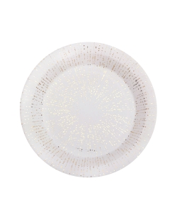 Platos Burbujas Blanco 22.5cm Carton ***OFERTA DTO NO ACUMULABLE