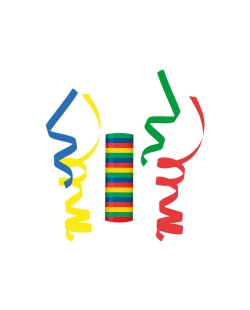 Serpentinas 4 Colores 
