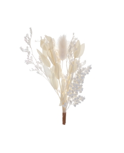 Ramo Flores Peq. Blanco 6.5 X 12cm Elemt.Naturalseco ***OFERTA DTO NO ACUMULABLE