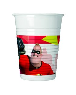 Vasos Plastico 200Ml Increibles 2 ***OFERTA DTO NO ACUMULABLE  