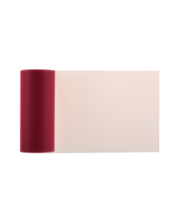 Tul Burdeos 10cm X 20m Poliester ***OFERTA DTO NO ACUMULABLE