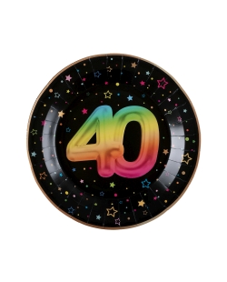 Platos Festicolor Nº40 22.5cm Carton ***OFERTA DTO NO ACUMULABLE