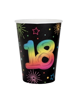 Vasos Festicolor Nº 18 7.8 X 9.7cm 27cl carton ***OFERTA DTO NO ACUMULABLE