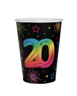 Vasos Festicolor Nº 20 7.8 X 9.7cm 27cl carton ***OFERTA DTO NO ACUMULABLE