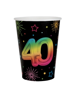 Vasos Festicolor Nº 40 7.8 X 9.7cm 27cl carton ***OFERTA DTO NO ACUMULABLE