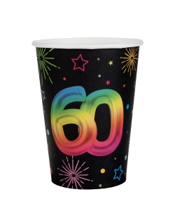 Vasos Festicolor Nº 60 7.8 X 9.7cm 27cl Carton ***OFERTA DTO NO ACUMULABLE