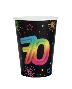 Vasos Festicolor Nº 70 7.8 X 9.7cm 27cl Carton ***OFERTA DTO NO ACUMULABLE