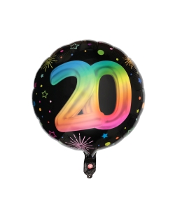 Globo Foil 45cm Festicolor Nº20 Helio 0.015m3 Al ***OFERTA DTO NO ACUMULABLE