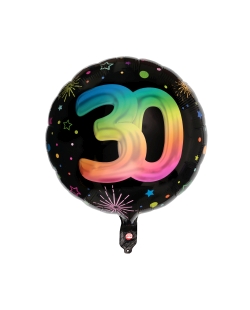 Globo Foil 45cm Festicolor Nº30 Helio 0.015m3 Al ***OFERTA DTO NO ACUMULABLE