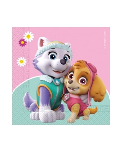 Servilletas 33 X 33cm Patrulla Canina Rosa Fsc