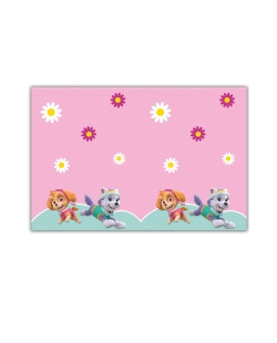 Mantel Plastico 120 X 180cm Patrulla Canina Rosa