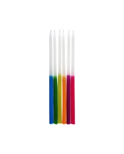 Velas Festicolor Blanca 0.5 X 12.5cm Parafina Y Plastico. ***OFERTA DTO NO ACUMULABLE