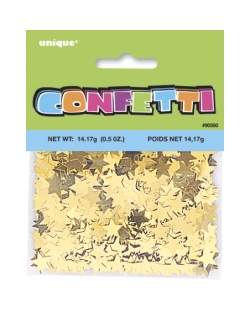 Confeti Estrellas Oro Foil 14gr