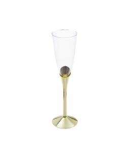 Copa Cava Brillante Oro 5.6X22.7cm /13.9cl Poliestireno