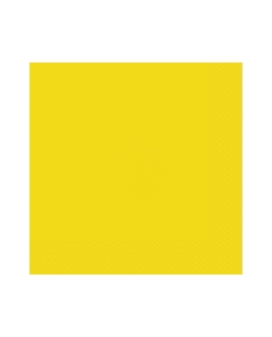 Servilletas 33 x 33cm Amarillo ***OFERTA DTO NO ACUMULABLE